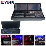 YUER™️ Double Touchable Screen Touch Tiger Stage Light Console DMX512 Controller Flightcases i7 CPU  DJ Bar Lights Control Led Lighting