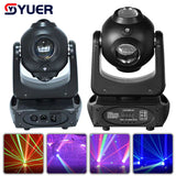 YUER™️ New 4x20W Beam RG Laser Moving Head Light DMX512 Strobe Effects For DJ Disco Party Club Show Christmas Stage Lighting Effect