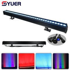YUER™️ NUEVO Dispositivo de Control de Píxeles DMX con Luz LED de Baño de Pared IP65 Resistente al Agua 36X3W RGB 3 EN 1, Adecuado para Discotecas, DJ, Salones de Baile, Bares y Decoración de Parques