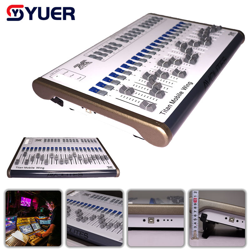 YUER™️ Titan Mobile Wing Stage Lighting Console V16 V17.1 DMX512