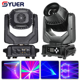 YUER™️ IP65 Waterproof RGBW Full Color 10W Projector Moving Head Laser Light 3D Animation Stage Lights XY Magnetic Encoding DMX DJ Disco Bar