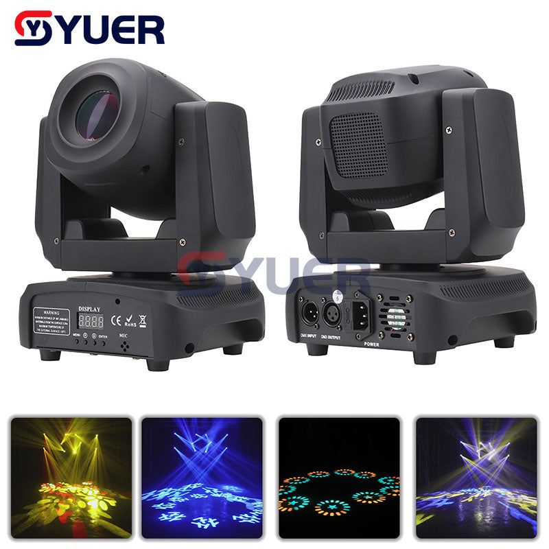 YUER™️ Lumière principale mobile de lavage de tache de 85W DMX 11/13CH contrôle de musique DJ Disco scène de fête de mariage piste de danse spectacle d'éclairage de Concert 