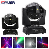 YUER™️ Festival DJ Disco Ball Lights LED beam laser strobe 3in1 moving head football light DMX Nightclub party show stage lighting