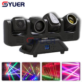 YUER™️ 4x40W Head LED Beam Moving Head Lighting With Auxiliary Bar DJ Lights Stage Lighting 40W RGBW 4in1 Beam Wash Effect DMX512