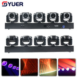 YUER™ 5X60W LED Beam Belt Ring Moving Head Light RGBW 4-in-1 DMX512 Stage Lighting Effect Strobe for Live Performance DJ Nightclub Party