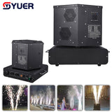 YUER™️ 1500W Double Head Rotate Cold Spark Machine Spray Height 1-5M DMX512 Remote Control Stage Effect Equipment Wedding Decoration Party Sparkler Machine