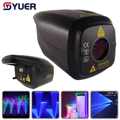 YUER™️ NEW 3W Handheld RGB Scanner Laser Light Bluetooth APP Remote Controller Control With Battery Animation Effect For DJ Disco Party