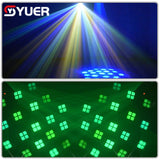 YUER™️ LED 100W Gobo Wizard Beam Effect Reflection Lens Rotating Pattern DMX512 Music Control Stage Lighting For Dj Disco Dance Club