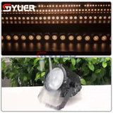 YUER™️ IP65 water proof LED Par Light 2700k/5700K dual color temperature pixel control 1pcs 50W golden light+18X0.5SMD 5050 RGB3 in 1