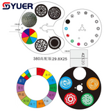YUER™️New 380w Spot king Moving HeadLight With LED Ring 8+16+24 prisms Rotating+Rainbow Effect Dmx for Stage Light Effect LightDisco D] Bar