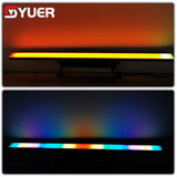 YUER™️ 124PCS 5050 RGB 3IN1 LED Flat Pixel Lights DMX Control Digital Dream Bar DJ Party Club Multi-Color LED Light Strips Lights