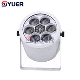 YUER™️ Stage Effect Projector  4IN1 6X10W  Bee Eye Laser Strobe Light DMX512  Dance Floor Bar Game Party DJ Disco Music Control