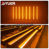 YUER™️ Waterproof IP65 5X72W 1800K COB LED Amber Warm Bar Stage Effect Lighting For DJ Party Disco Outdoor Wall Wash Lamp DMX512