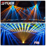 YUER™️ NEW Mini LED Moving Head Light 150W Beam+Spot+ 18 Rotating Prisms Dj Dmx Stage Light Effect Light Disco Dj Music Party Bar