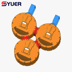 Projecteur laser d'animation RVB 3D YUER™️2W 3W 5W ILDA épissage RVB, lumière laser à balayage, effets de scène DMX512 pour DJ, discothèque, club, soirée