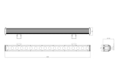 YUER™️ 18X10W LED RGBW 4in1 IP65 Waterproof Wall Washer Light DMX512 Adjustable Beam Auto Sound Activated Master Slave Control for Stage Event Outdoor DJ Nightclub Concert