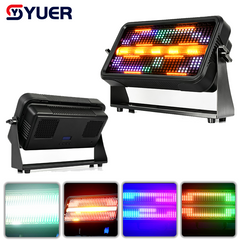 YUER™ 360x0.5W RGB +360x1W Warm/Cold White Strobe Light With Auxiliary Light Beam Wash Effect DMX512 Sound Control For DJ Disco Wedding Event Party Bar Club