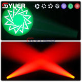 YUER™️ 350W Beam Spot Zoom cutting Moving Head Light 5 Prisms DMX Strobe Eeffect For Stage Theater DJ Disco Performance Wedding Light