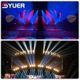 YUER™️ 230W 7R Beam Moving Head Stage Light With Ring 3 Prism Raibow Effect DMX512 DJ Disco Party Bar Wedding Equipment Led Spot