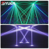 YUER™️ Professional DJ Disco Beetle Lights LED Beam laser strobe 3in1 Moving Head Beetle Light DMX Nightclub Party Show Stage Lighting