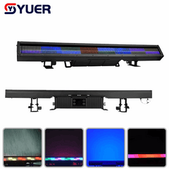 YUER™️ IP67 Waterproof 672x0.3W RGB+112x3W White Long Strip Strobe Light Racing Fash Misting Effect ACEM DMX Channel RDM For DJ Disco Party Wedding Dance Floor Music