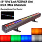 YUER™️ LED Wall Wash Light 18X10W RGBW 4in1/18X15W RGBWA 5in1/18x18W RGBWA+UV 6in1 Stage Lighting Running Horse Point Control DMX512 Good Effect Disco DJ Party Equipmen