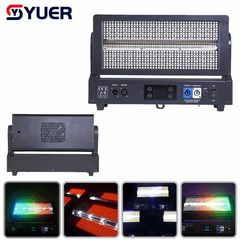 YUER™ 112+32 Segment RGB LED Moving Head Strobe Light Wash Point Control Effect Copy GLP DMX512 For DJ Disco Party Bar Club Wedding Stage Lighting