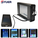 YUER™ 3.5-inch High-definition Touch Screen DMX Addresser RDM/DMX512 Code Writer Encoder Dialer Address Codes With GUI Graphics System For Stage Lighting Engineering Construction and Testing Assistant