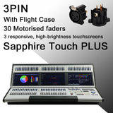 YUER™️ Sapphire Touch Plus Controller Stage Lighting Pearl Controller DMX512 Tiger Touch Console v11 with Flycase Light Show Disco