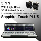 YUER™️ Sapphire Touch Plus Controller Stage Lighting Pearl Controller DMX512 Tiger Touch Console v11 with Flycase Light Show Disco