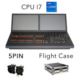 YUER™️ I5/I7 128G/256G Grand Light Console  Pro Version Black Horse DMX Stage Lighing Controller ONpc Software for Moving Head Light