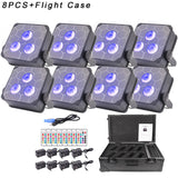 YUER™️ Battery Powered LED Par 3x18W RGBWA UV Wall Wash DMX Wireless Remote App Control Dj Club Home Party Wedding Stage Light Uplights