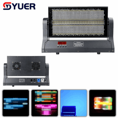 YUER™ 60+100 Segment RGB Warm/Cold White Moving Head Strobe Light Horse Racing Flash Effect DMX512 Control For DJ Disco Party Bar Club Wedding Stage Effect Lighting