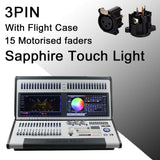 YUER™️ Sapphire Touch Stage Lighting Pearl Controller DMX512 Tiger Touch Console v11 with Flycase For Light Show DJ Disco Stage