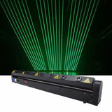 YUER™️ 8 Eyes Full Color RGB Laser Bar Light DMX512 Stage Strobe Effect Projector DJ Disco Party Dance Floor Bar Club Music Restaurant