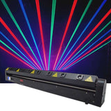 YUER™️ 8 Eyes Full Color RGB Laser Bar Light DMX512 Stage Strobe Effect Projector DJ Disco Party Dance Floor Bar Club Music Restaurant