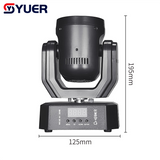 YUER™️NEW Mini LED 2X3W Red+2X3W Green+2X3W Blue Bee Eye Moving Head Light With Ring DMX512 For DJ Disco Stage Party Wedding Dance Floor