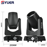 YUER™️ New 300W LED Beam Moving Head Light With Aperture Rainbow 6+12 Prism Effect DMX512 for DJ Disco Party Stage Effect Light Nightclub Bar Light