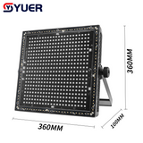 YUER™️LED 400PCS RGB + 108PCS White and Warm White Strobe Light Voice Control DMX512 For Wedding Party Dj Disco Stage Lighting