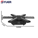 YUER™ NEW LED 36X3W RGB 3IN1 Effect Light With Infinite Rotation Voice control DMX512 For DJ Party flashing lights dance club Disco Stage Effect Light