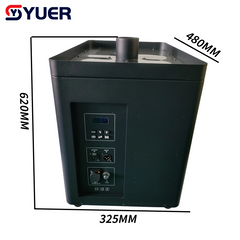 Machine à brouillard YUER™️3300W avec LED 32X9W RGB Télécommande sans fil DMX512 Pour DJ Mariage Célébration Dmx Télécommande Fête Dj Disco Éclairage de scène