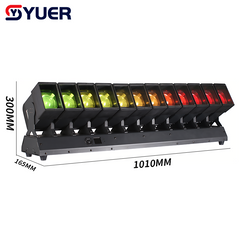 YUER™️Standard Edition LED 12X60W RGBW 4in1 Moving Head BEAM WASH Light Single Swing DMX512 For DJ Disco Party Stage Effect Lighting Night Club Bar Light