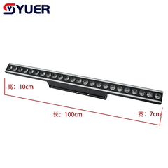 Focos YUER™️LED 24X4W RGBW 4EN1 de lavado de pared con 120X0.2W blanco cálido + efectos de carrera de caballos RDM DMX512 para DJ, club, discoteca, fiesta, pista de baile