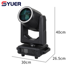 YUER™️ 295W Lámpara Cabezal Móvil Beam Spot con Apertura Enfoque Electrónico + Efecto Arcoíris DMX512 para Dj Efecto de Luz de Escenario DMX Luz de Discoteca Dj Bar