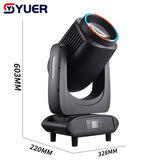 YUER™️Waterproof IP66 120W Laser Beam Moving Head Light With Ring Electronic Focus+Rainbow+Atomization Effect DMX512 For Stage Park Church