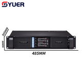 YUER™️ FP20000Q 2Ohms 2500W 4 Channel Amplificatore Line Array MPS Subwoofer Powerful Amplifier Professional Amplificador FP 20000q