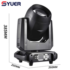 YUER™️ NEW Mini 200W LED Moving Head Light Beam Spot 18 Rotating Prisms Dj Dmx Stage Light Effect Light Disco Dj Bar Wedding Club