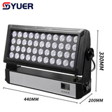 YUER™️ Waterproof IP65 LED 44X10W RGBW 4in1 Wash Floodlight Strobe Effect RDM DMX512For Stage Studio Theater Building Landscape City Night View