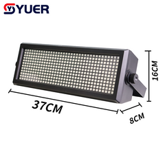 YUER™NEW 432pcs RGB 3IN1 Point Control Strobe Light With APP Control Temperature Control DMX512 For DJ Disco Stage Party Wedding Dance Floor