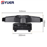 YUER™ 3X80W Golden Retro Light + 36X1W RGB 3in1 Strobe Effect + 3X25W RGBW 4in1 Beam Effect Stage Light DMX512 For DJ Party Flashing Lights Dance Club Disco Stage Effect Light